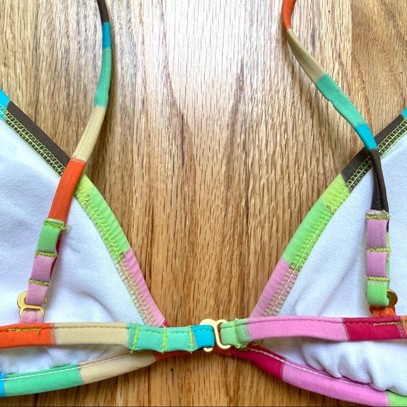 ROXY Colorful Rainbow Striped Bikini - Picture 11 of 12